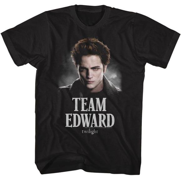 Twilight Team Edward Black T-Shirt - Picture 1 of 4